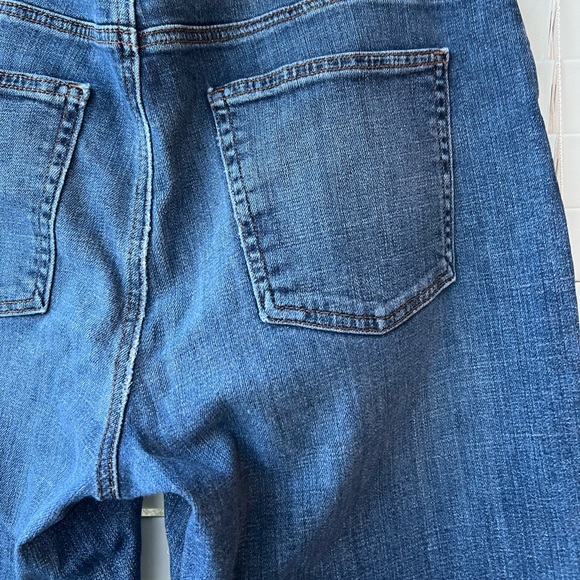 Eileen Fisher Women's Blue Organic Cotton Blend Crop Jeans Size 10 R5BD - Picture 7 of 10